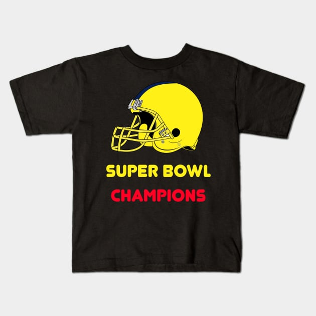 Super Bowl Kids T-Shirt by awesomeshirts